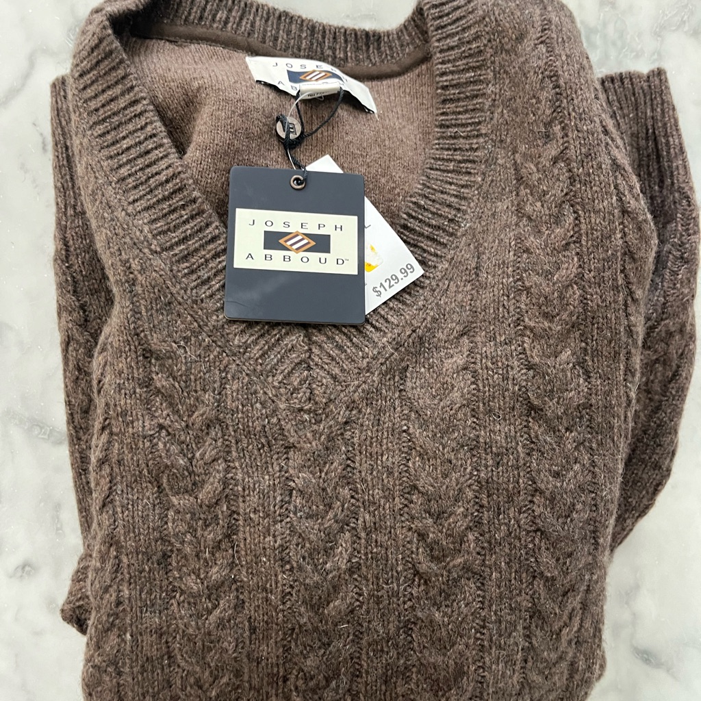 Brand New With Tags Mens Sweater Wool Blend Joseph Abboud Brand New With Tags Mens Sweater Wool Blend Joseph Abboud